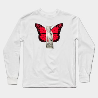 Actress of the Red Butterflies Long Sleeve T-Shirt